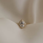 Oval Cut Moissanite Ring