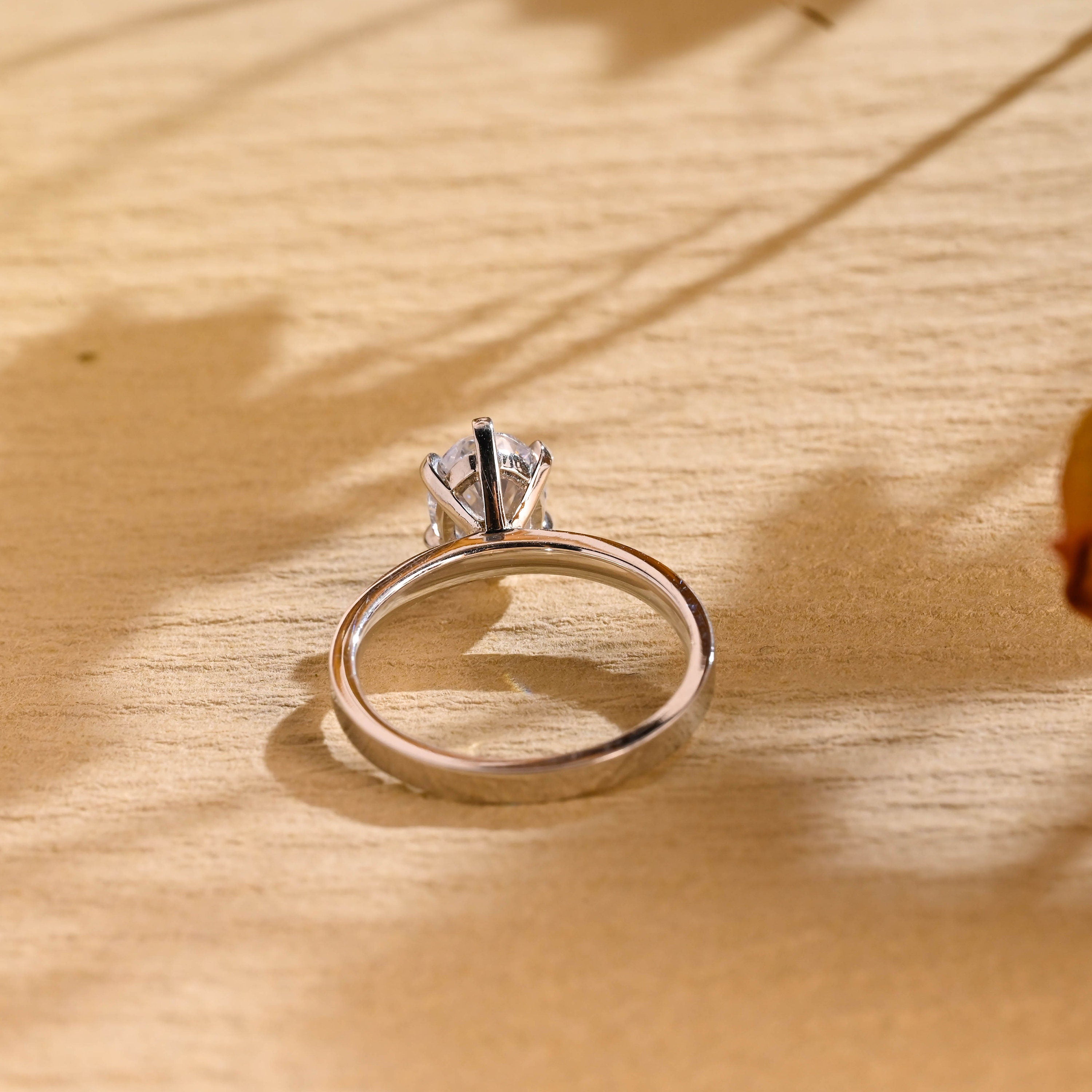 Diamond Accent Moissanite Ring