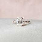 Moissanite Diamond Engagement Ring