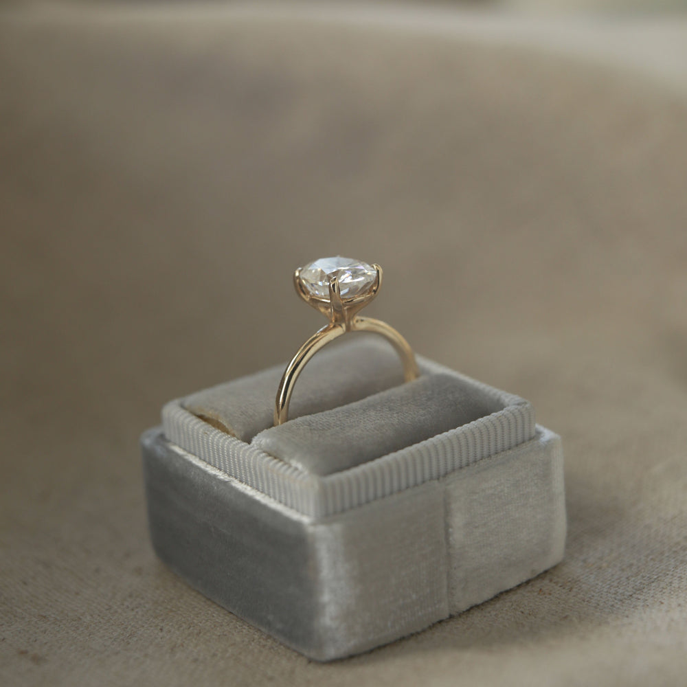 Oval Shape Engagement Ring