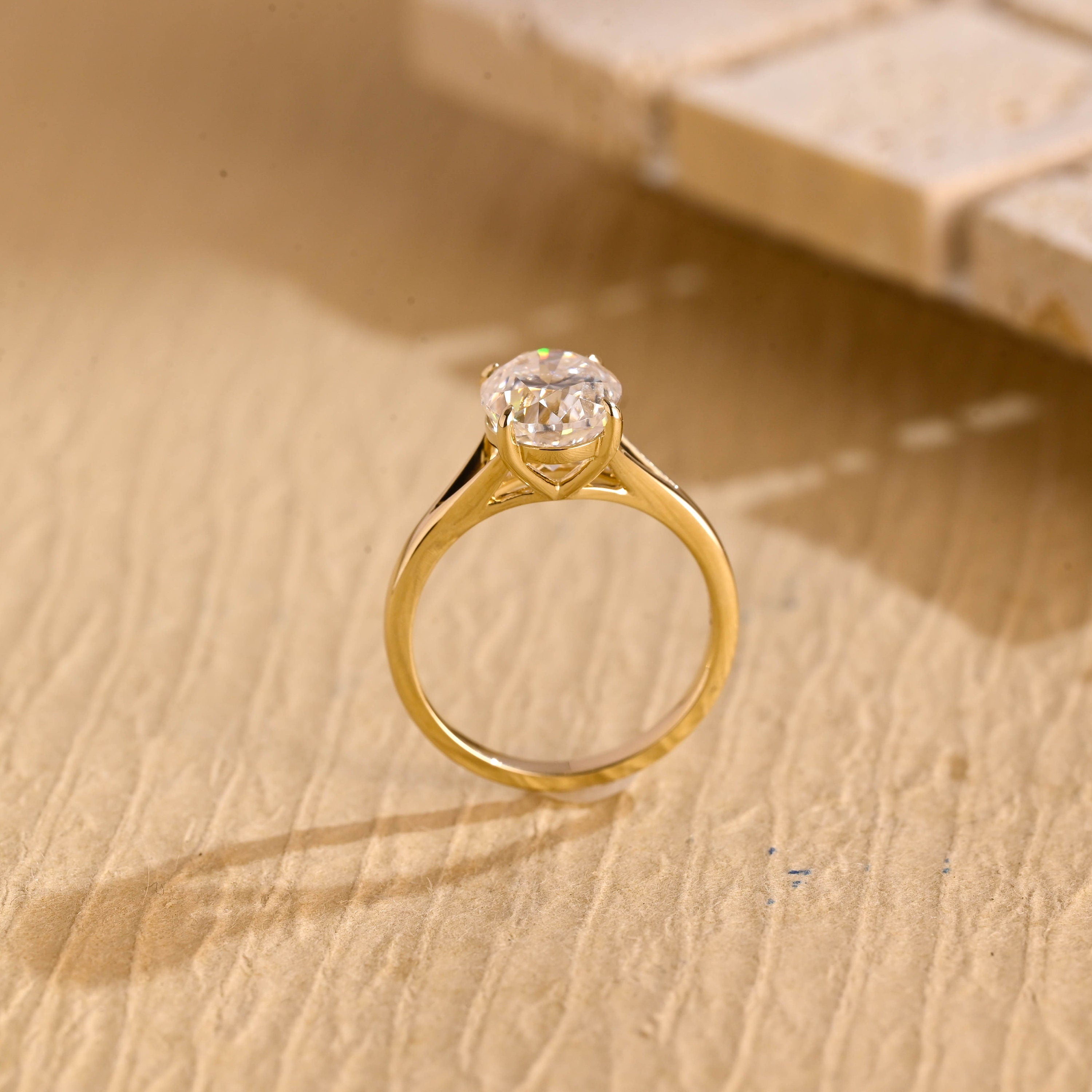 Moissanite Engagement Ring for Women