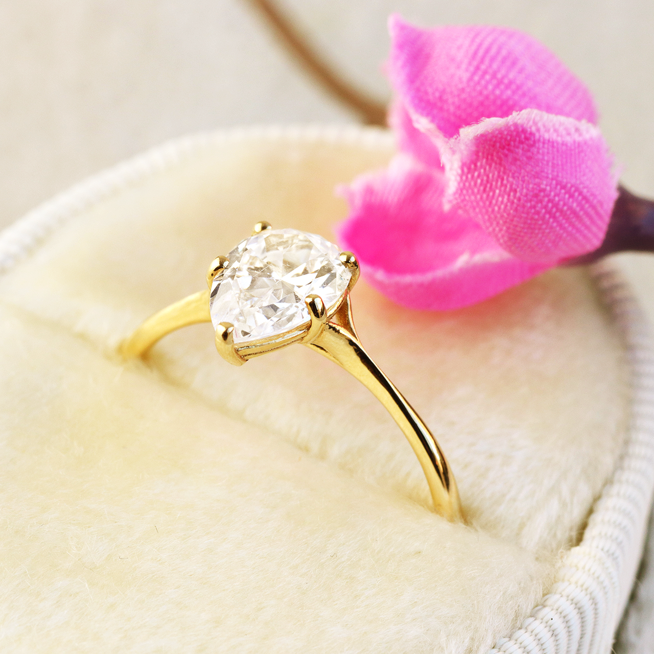 Split Shank Engagement Ring