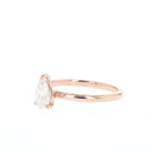 Pear Moissanite Ring