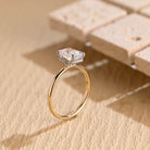 Moissanite Diamond Engagement Ring