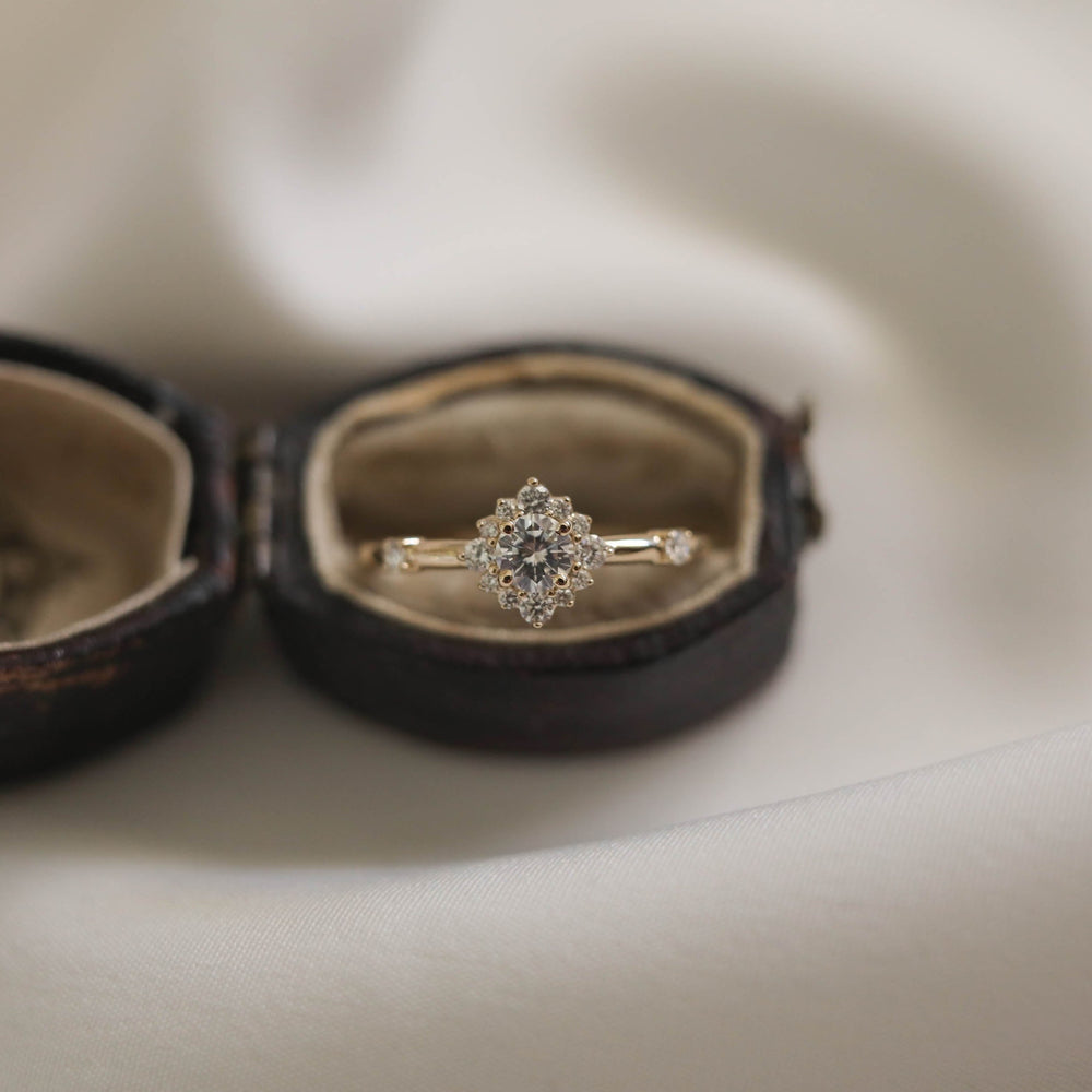 Petite Moissanite Ring