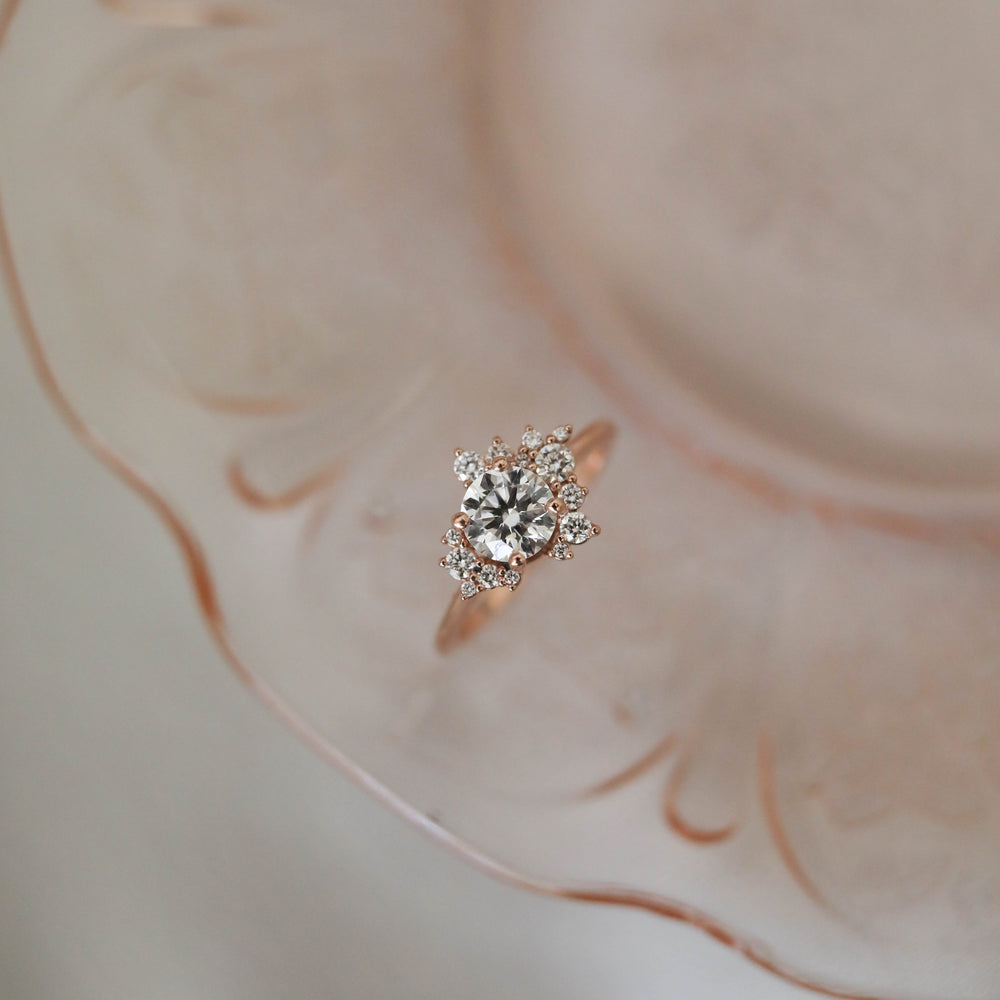 Solitaire Moissanite Ring