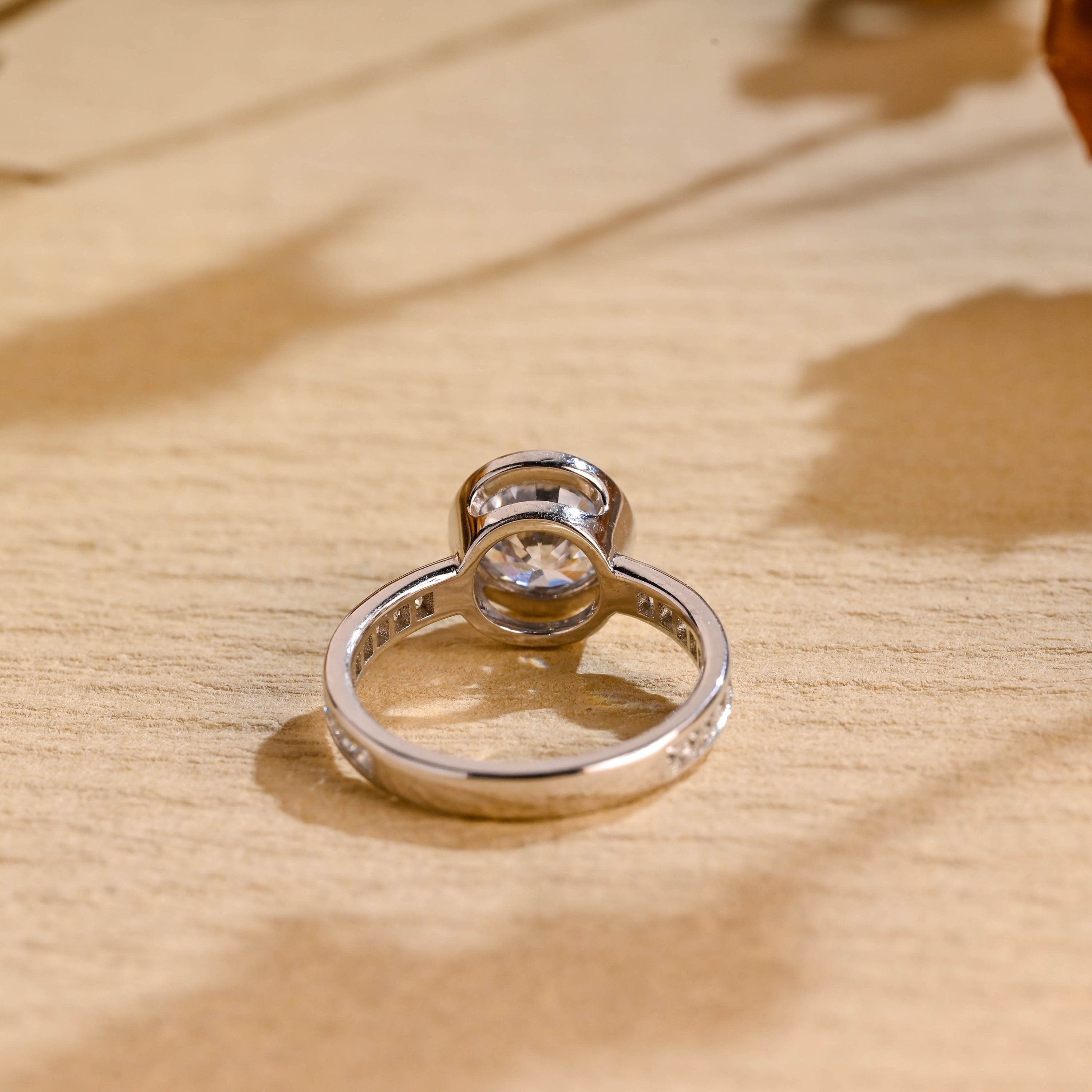 Best Channel Set Moissanite Ring