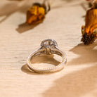 Round Brilliant Moissanite Ring