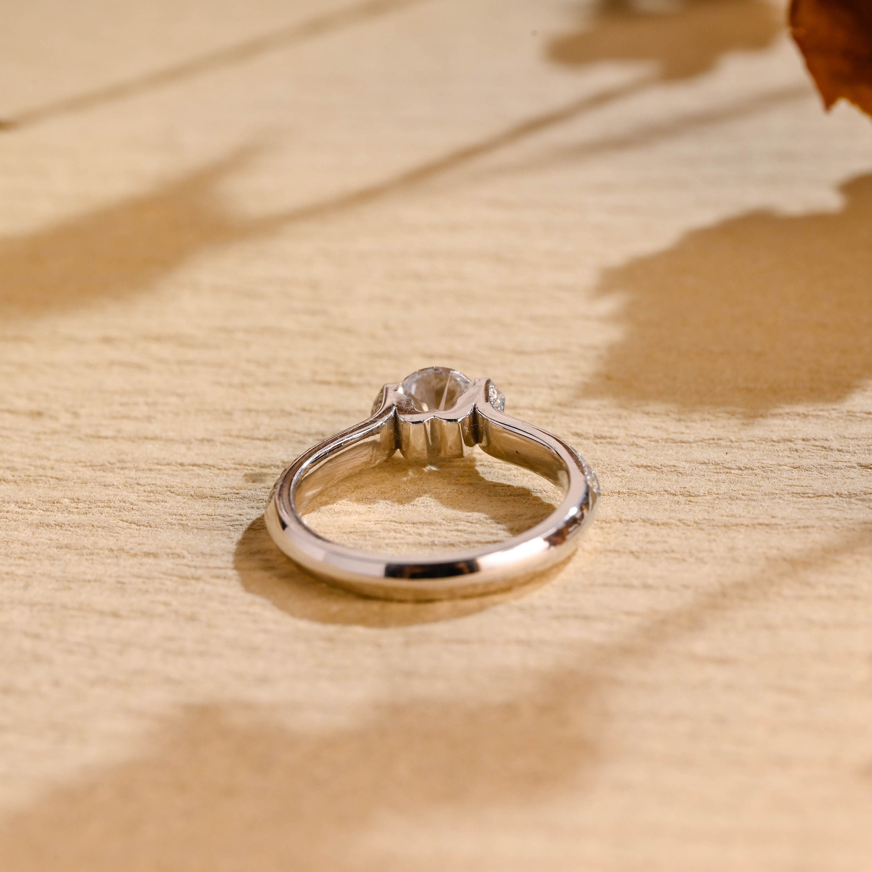 Diamond Pavé Moissanite Ring
