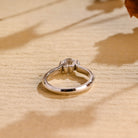 Diamond Pavé Moissanite Ring