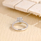 Round Brilliant Moissanite Ring