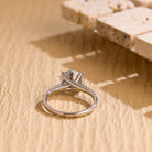 Round Brilliant Moissanite Ring