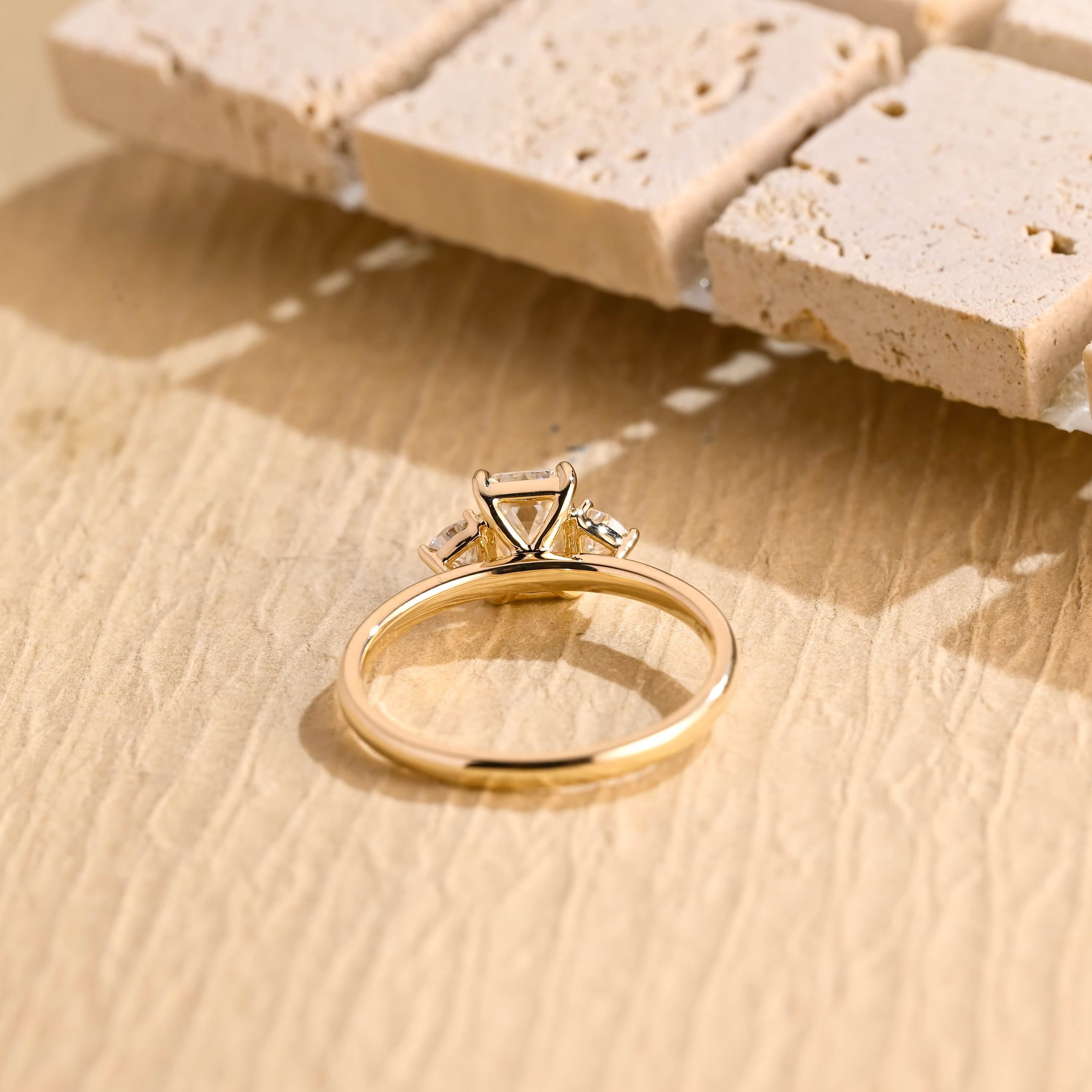Luxury Moissanite Engagement Ring