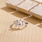 1 Carat Marquise Cut Moissanite Ring