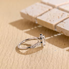 Cluster Moissanite Ring