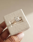 Cushion Moissanite Engagement Ring