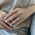 Elongated Cushion Cut Moissanite Ring
