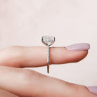 Cushion Cut Bridal Ring