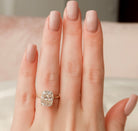Solitaire Moissanite Engagement Ring