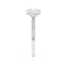 Elongated Cushion Ring for Women