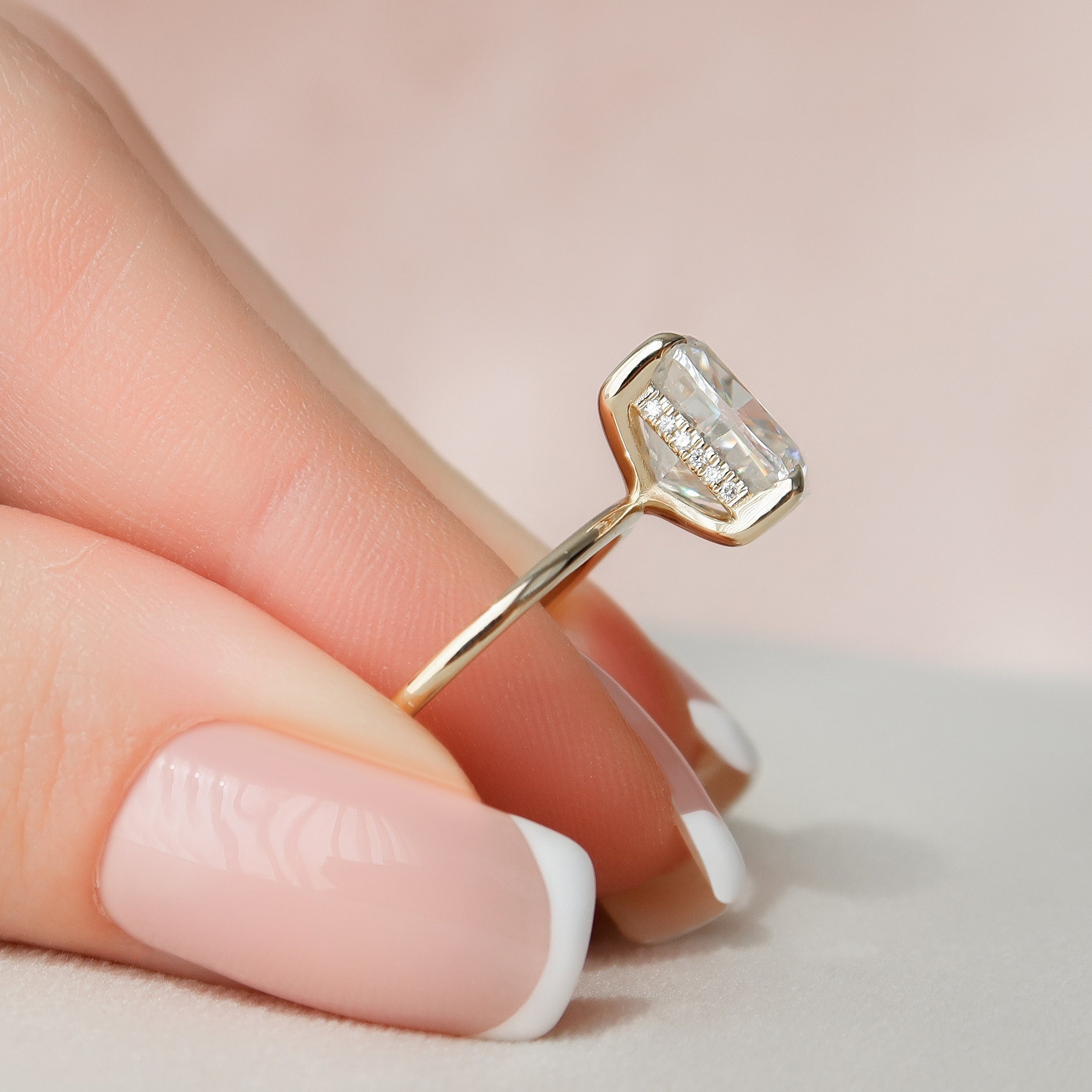 4.50CT Moissanite Engagement Ring