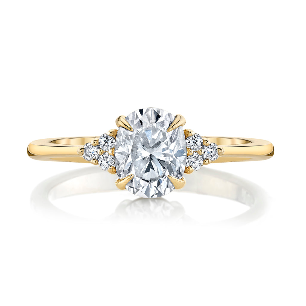 Petite Pave Engagement Ring