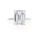 Emerald Cut Moissanite Ring