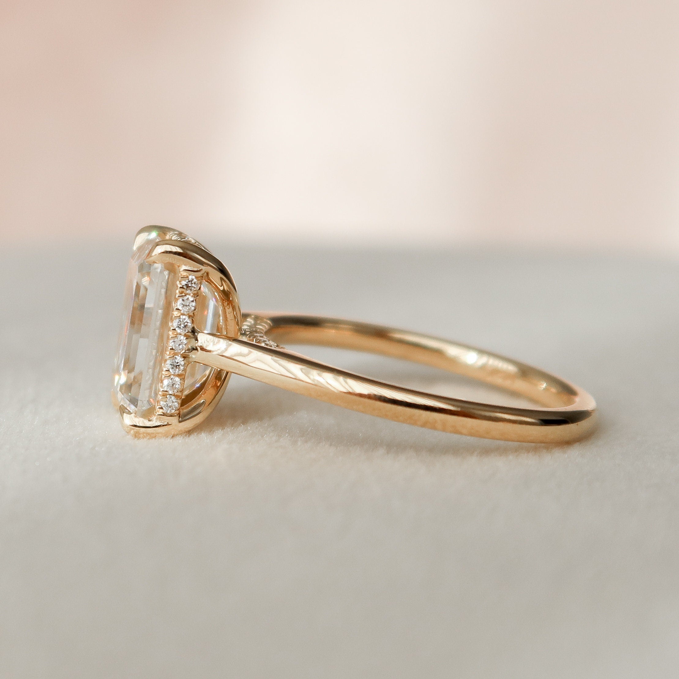 Diamond Alternative Engagement Ring