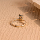 Diamond Solitaire Moissanite Ring