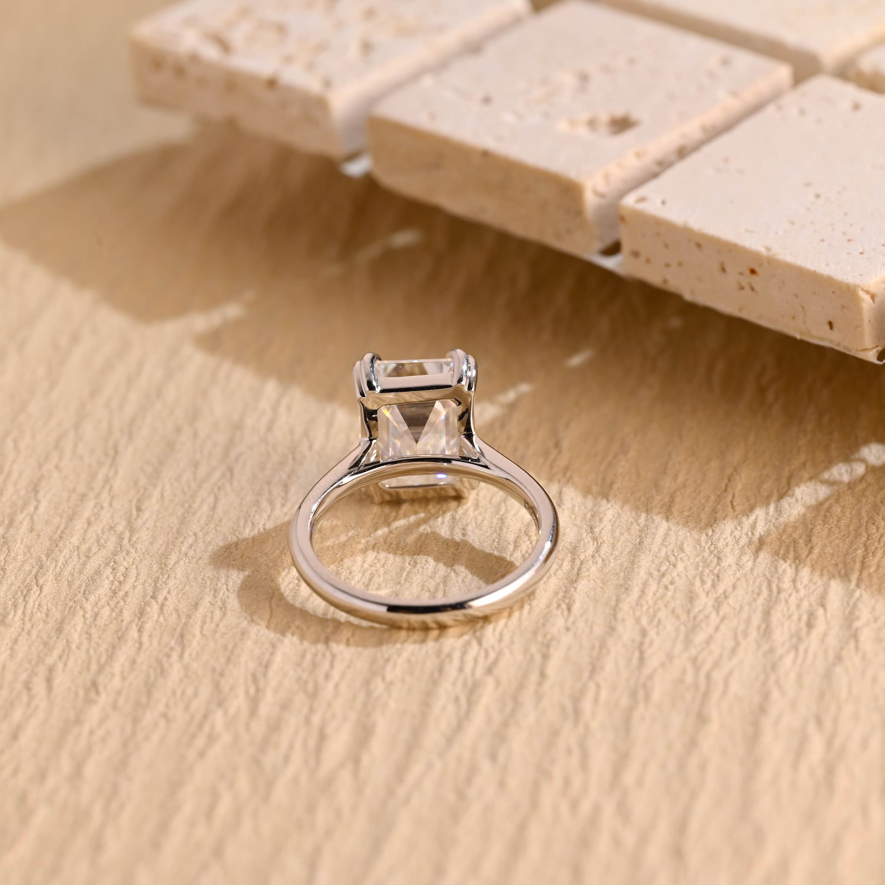 Moissanite Diamond Ring