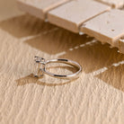 Emerald Solitaire Engagement Ring