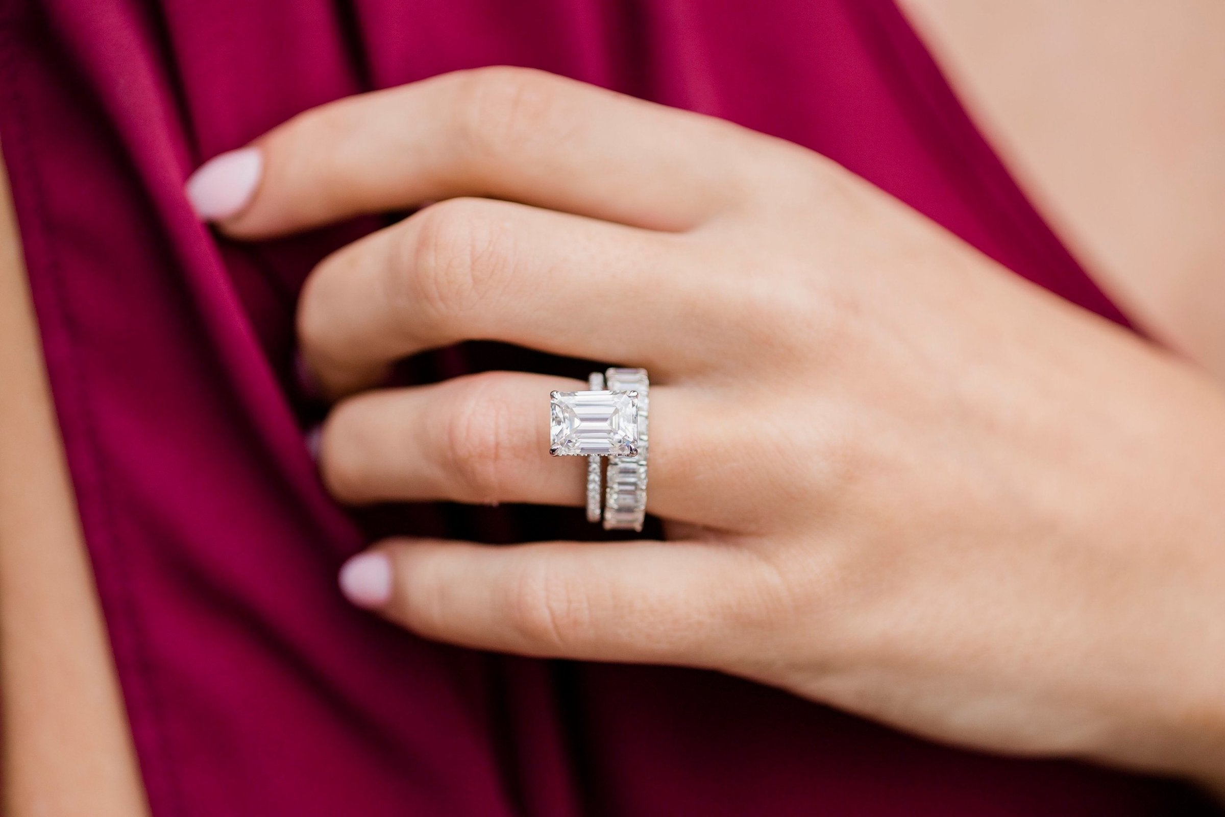 Emerald Cut Proposal Ring