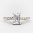 Hidden Halo Moissanite Ring