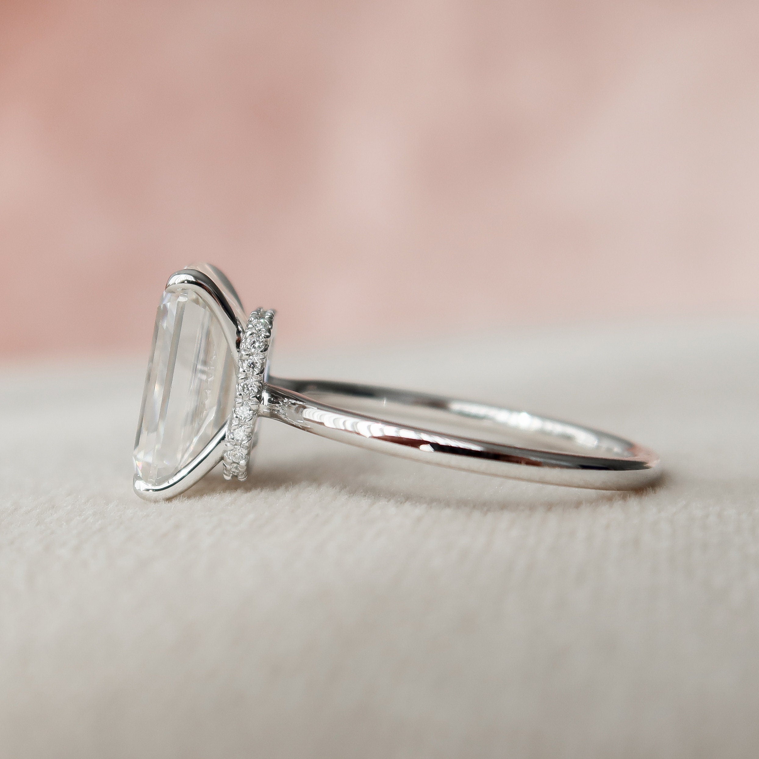 Moissanite Engagement Ring USA