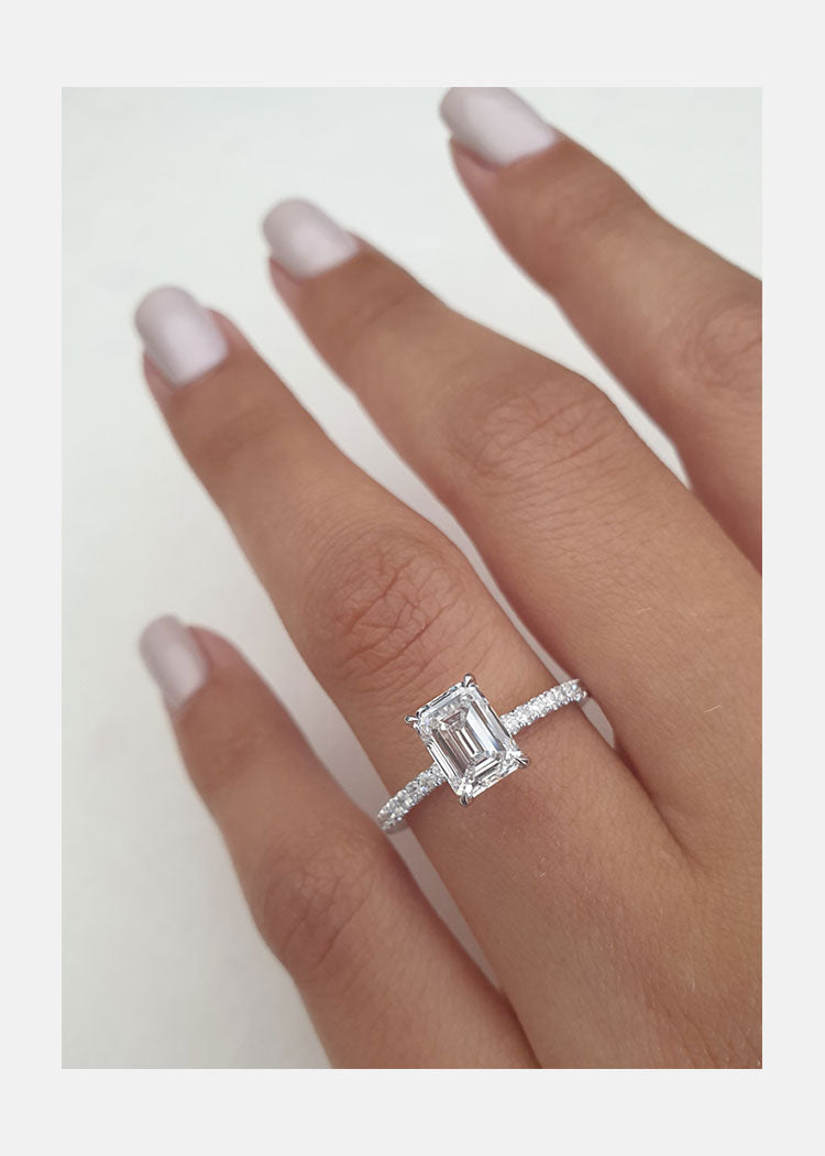 Moissanite Engagement Ring USA