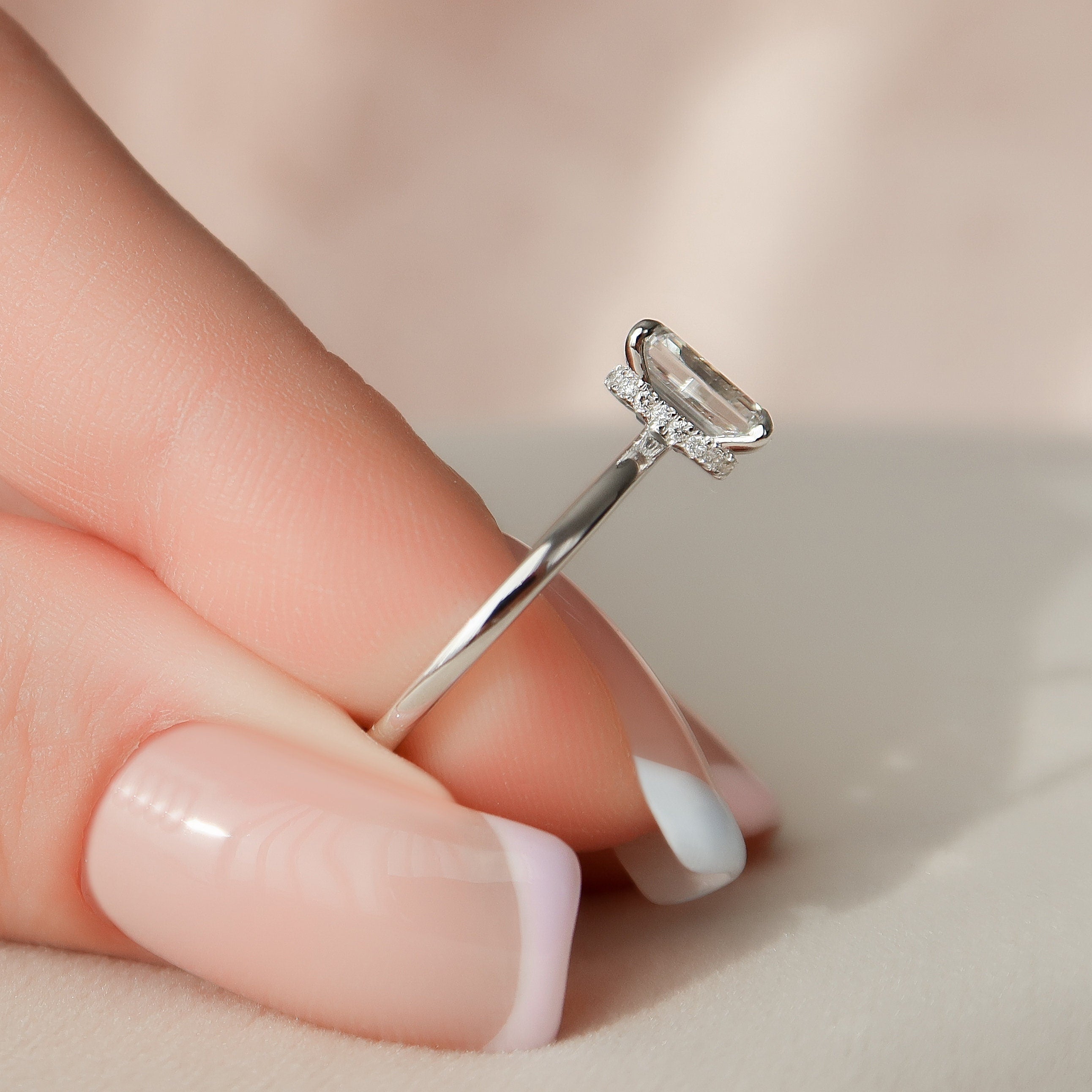 Moissanite Engagement Ring USA