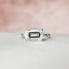 East West Engagement Ring