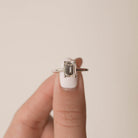 Emerald Cut Moissanite Ring