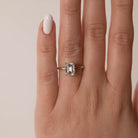Emerald Solitaire Engagement Ring