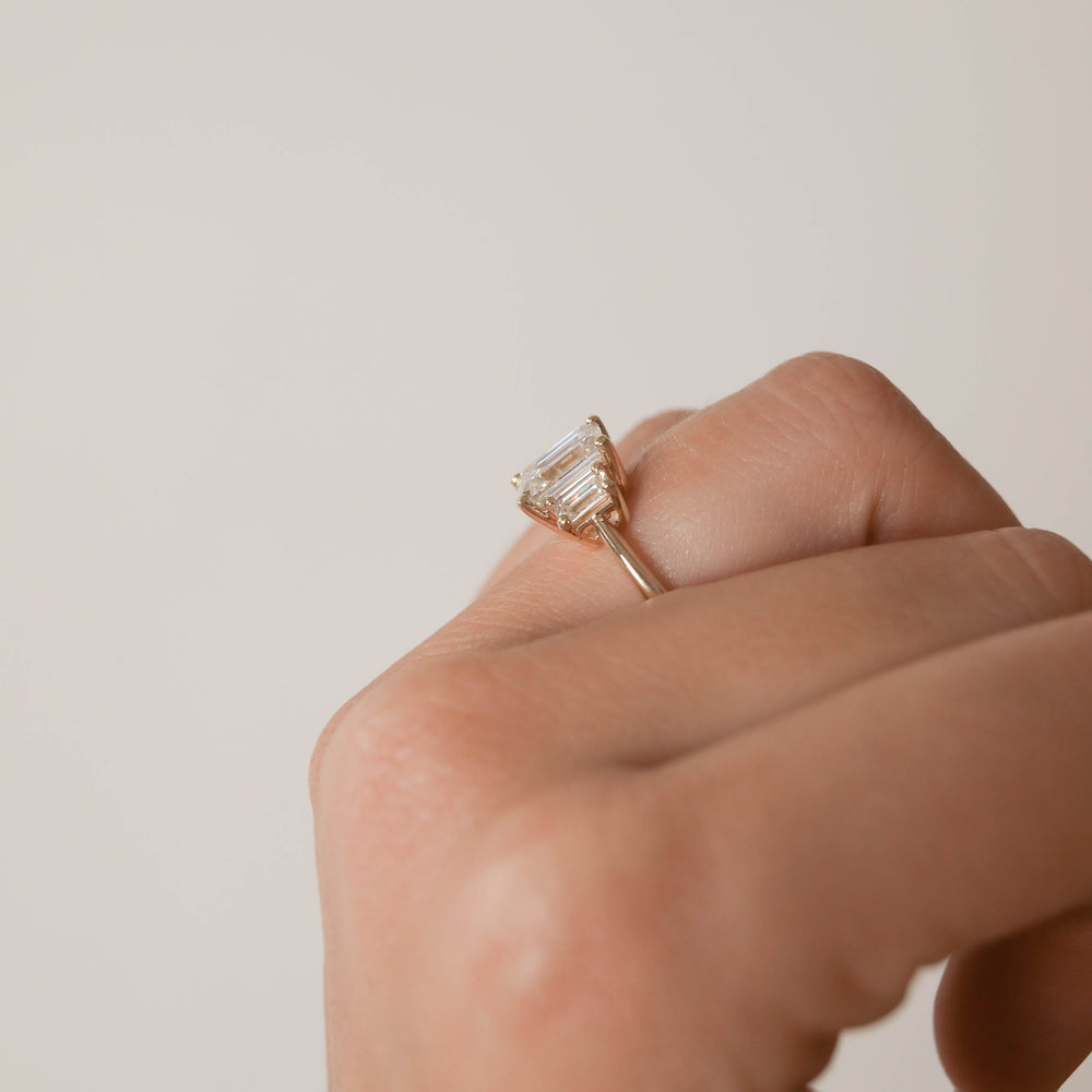 Three Stone Engagement Ring