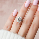Vintage Moissanite Engagement Ring