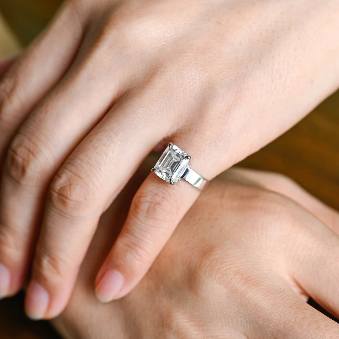 Emerald Diamond Ring
