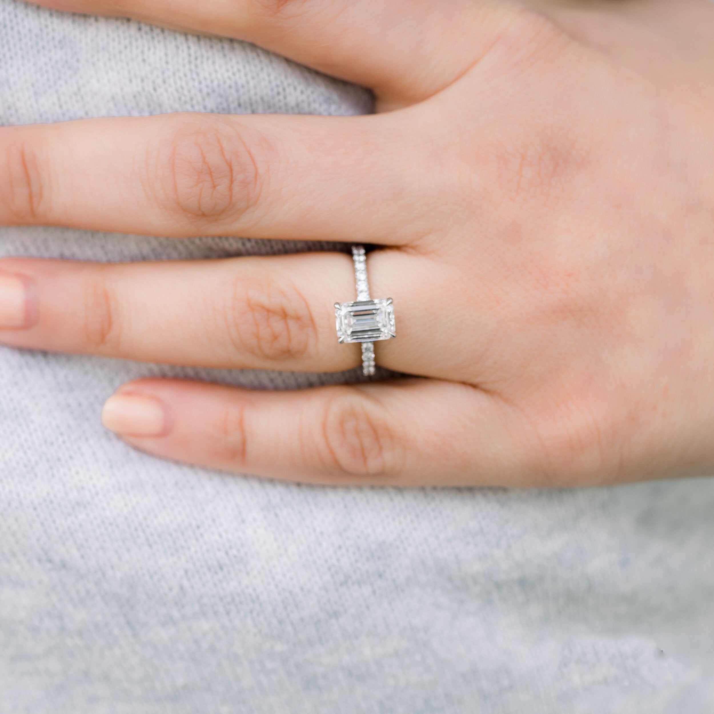 Moissanite Ring for Women
