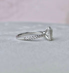 Hidden Halo Engagement Ring