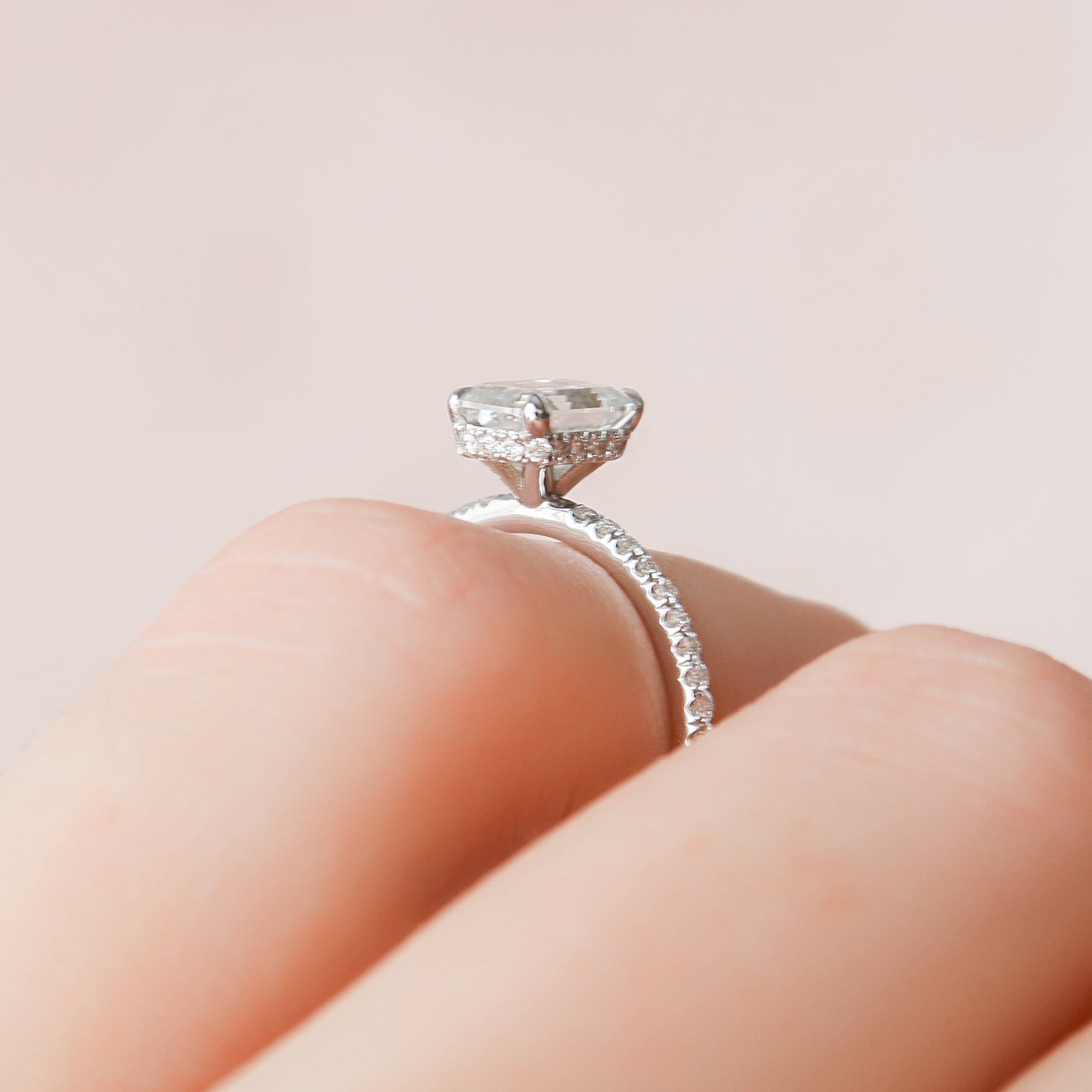 Moissanite Engagement Ring USA