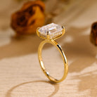 Diamond Accent Moissanite Ring