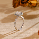 moissanite bridal ring set