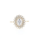 Cathedral Style Bridal Ring