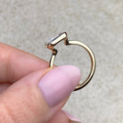Solitaire Emerald Cut Ring