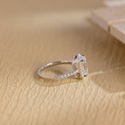 Shop Halo Moissanite Engagement Rings USA